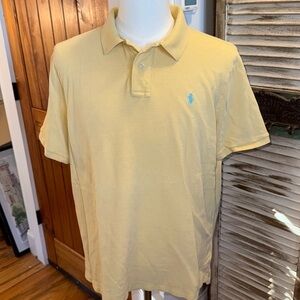 Polo by Ralph Lauren Men's Yellow Polo Shirt